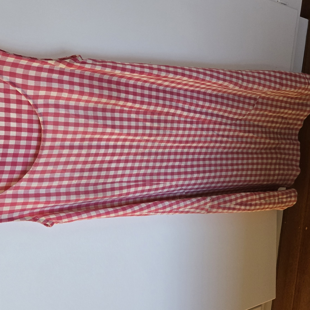 Comme de Garcons Vintage Pink Gigham Dress. Rare.
